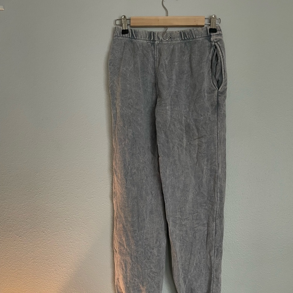 Denim sweatpants